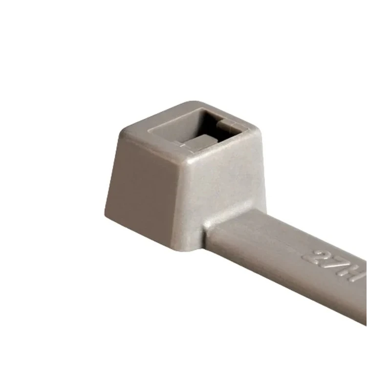 HellermannTyton Cable Tie Inside Serrated 100 mm x 2.5 mm Grey Polyamide 66 116-01818 T18R-PA66-GY