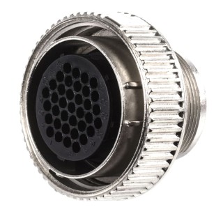 TE Connectivity Circular Connector 37 Contacts Cable Standard Plug Female IP67 600V 13A Crimp Termination CMC Series 208470-1