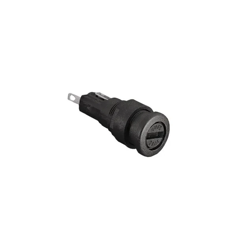 Bulgin 10A Panel Mount Fuse Holder, 1P-Pole for 5 x 20 mm Fuses, 250V AC FX0454