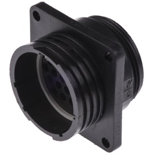 TE Connectivity Circular Connector, 24 Contacts, Panel Mount, Standard Size, Socket, Male, CPC Series 206838-3