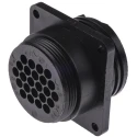 TE Connectivity Circular Connector, 24 Contacts, Panel Mount, Standard Size, Socket, Male, CPC Series 206838-3