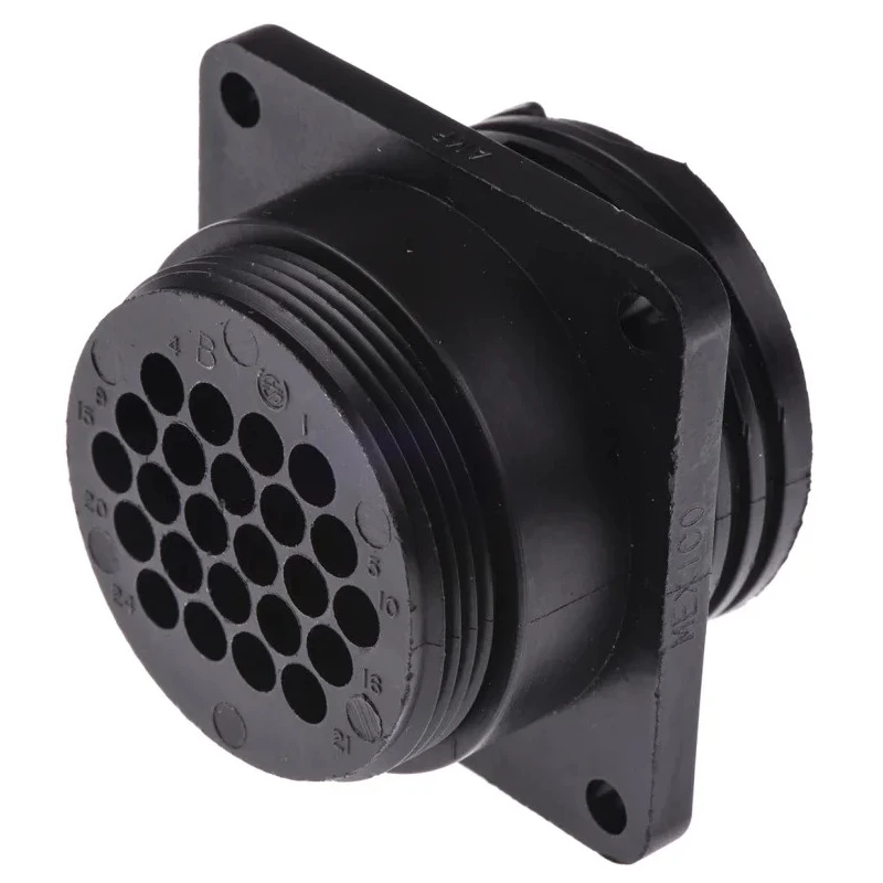 TE Connectivity Circular Connector, 24 Contacts, Panel Mount, Standard Size, Socket, Male, CPC Series 206838-3