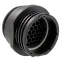 TE Connectivity Circular Connector Cable Mount Socket Male 37 Contacts Standard Size 600V 13A Crimp Termination CPC 206151-4