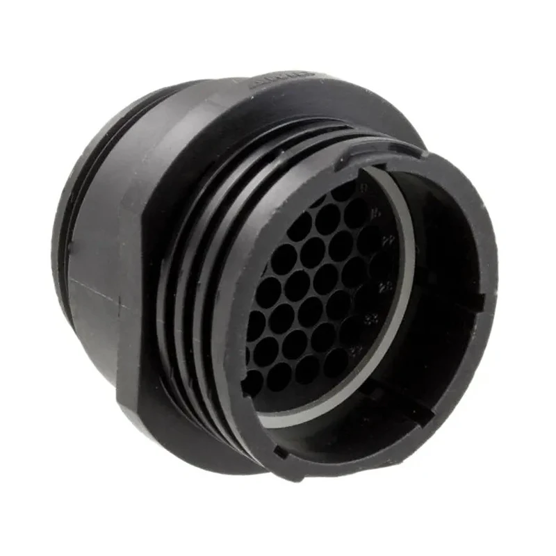 TE Connectivity Circular Connector Cable Mount Socket Male 37 Contacts Standard Size 600V 13A Crimp Termination CPC 206151-4