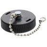 TE Connectivity Circular Connector Dust Cap Thermoplastic Black Sealing Cap 208652-1