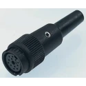 Binder Circular Connector, 4 Contacts, Subminiature Cable Socket, Female, IP40, 710 Series 99-0980-100-04