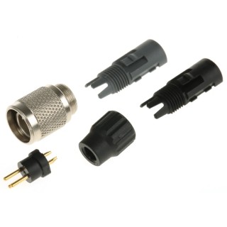 binder Circular Connector, 3 Contacts, Cable Mount, M9, Plug Male, IP40 Protection, 125V, 4A, Polymer 99-0075-100-03