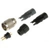 binder Circular Connector, 3 Contacts, Cable Mount, M9, Plug Male, IP40 Protection, 125V, 4A, Polymer 99-0075-100-03