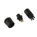 binder Circular Connector Subminiature 4 Contacts Cable Socket Female IP40 60V 3A Polyamide Housing 09-9764-70-04