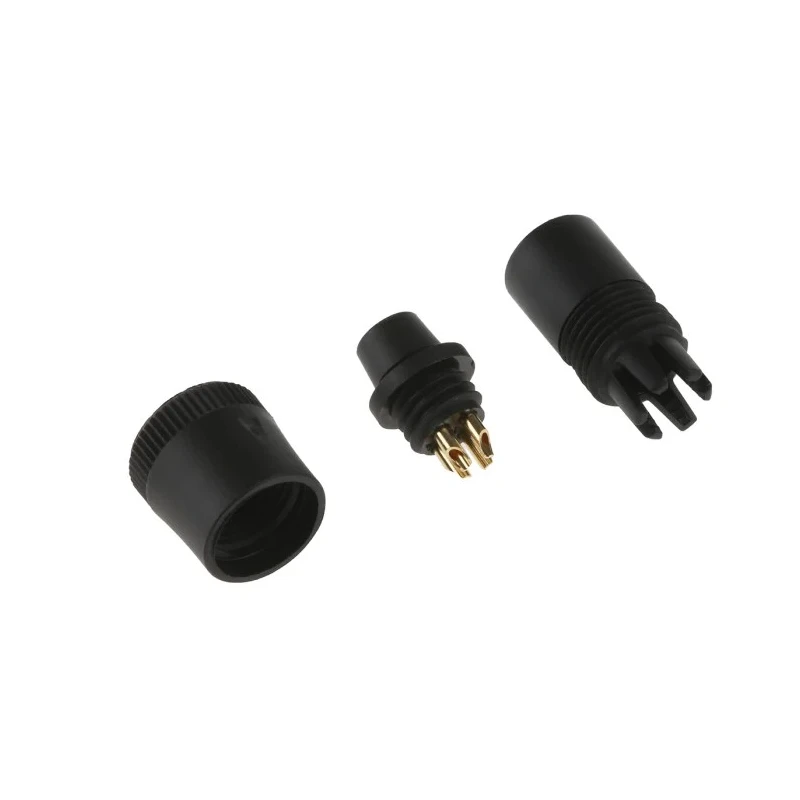binder Circular Connector Subminiature 4 Contacts Cable Socket Female IP40 60V 3A Polyamide Housing 09-9764-70-04