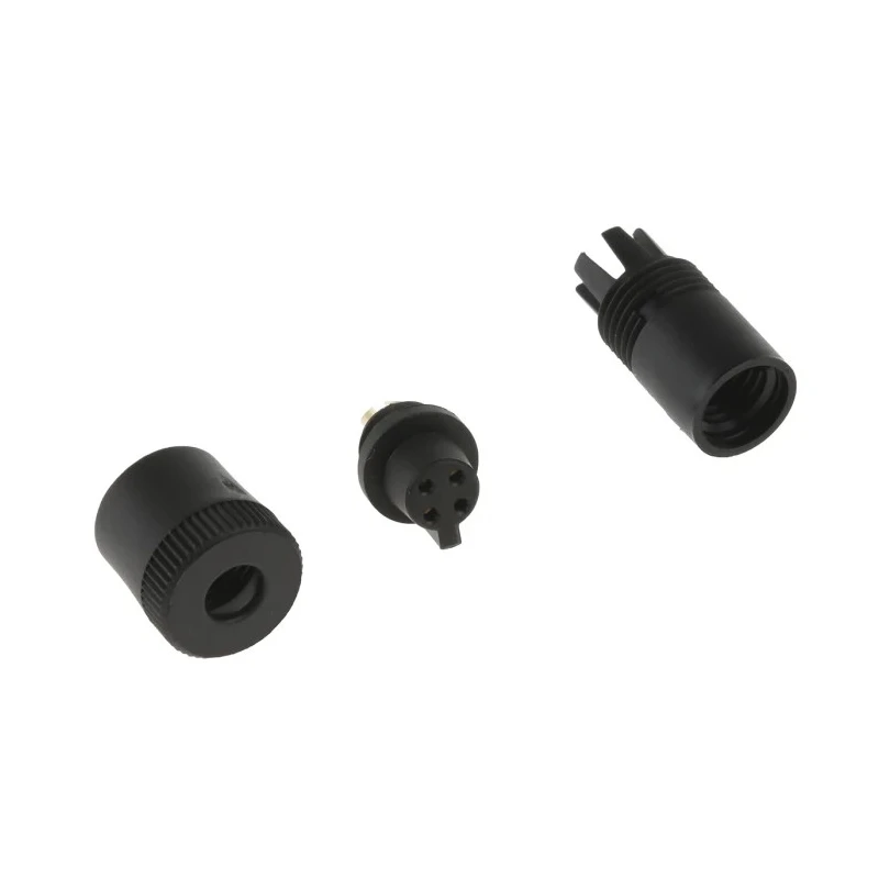 binder Circular Connector Subminiature 4 Contacts Cable Socket Female IP40 60V 3A Polyamide Housing 09-9764-70-04