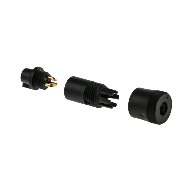 binder Circular Connector Subminiature Cable Socket 3 Contacts Female IP40 719 Series 09-9748-70-03