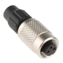 binder Circular Connector 3 Contacts Cable M9 Socket Female IP40 711 Series IP40