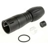 binder Circular Connector Miniature 3 Contacts Socket Male Cable Mount IP67 250V 7A Bayonet 720 Series 99-9105-03-03