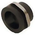 binder Circular Connector Adapter Male 1 Female 25V 7A IP67 Series 720 Nickel Plating 08-2433-000-001