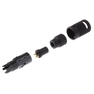 Binder Circular Connector, 2 Contacts, Subminiature Cable Socket, Female, IP40, 710 Series 99-0972-100-02