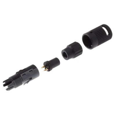 Binder Circular Connector, 2 Contacts, Subminiature Cable Socket, Female, IP40, 710 Series 99-0972-100-02