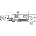 binder Circular Connector Miniature 6 Contacts Cable Socket Male IP67 250V 5A 440 Series 99-4817-00-06