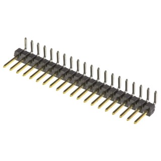 Molex C-Grid III Series Right Angle Through Hole Pin Header 20 Contacts 2.54 mm Pitch 1 Row Unshrouded 90121-0780