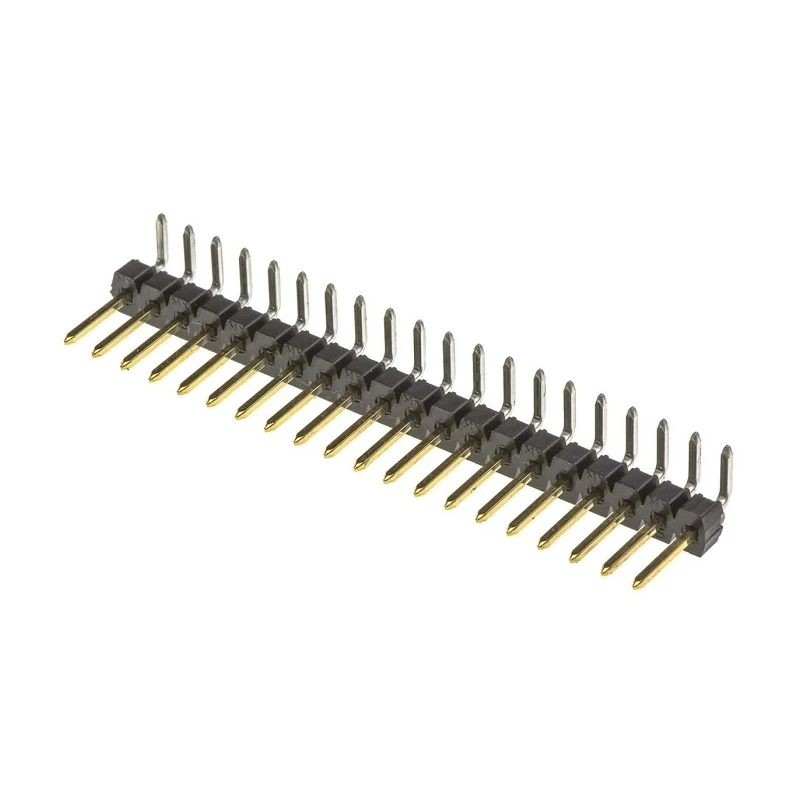 Molex C-Grid III Series Right Angle Through Hole Pin Header 20 Contacts 2.54 mm Pitch 1 Row Unshrouded 90121-0780