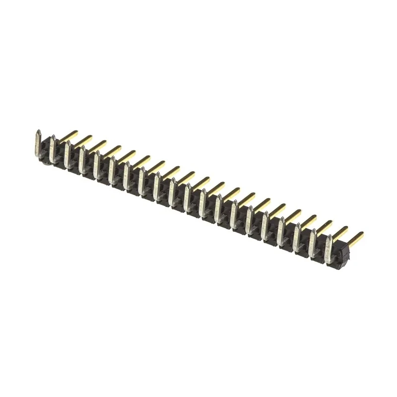 Molex C-Grid III Series Right Angle Through Hole Pin Header 20 Contacts 2.54 mm Pitch 1 Row Unshrouded 90121-0780