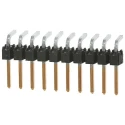Molex C-Grid III Series Right Angle Through Hole Pin Header, 12 Contacts, 2.54 mm Pitch, 1 Row, Unshrouded 90121-0772