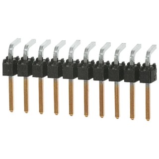 Molex C-Grid III Series Right Angle Through Hole Pin Header, 12 Contacts, 2.54 mm Pitch, 1 Row, Unshrouded 90121-0772