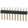 Molex C-Grid III Series Right Angle Through Hole Pin Header, 12 Contacts, 2.54 mm Pitch, 1 Row, Unshrouded 90121-0772