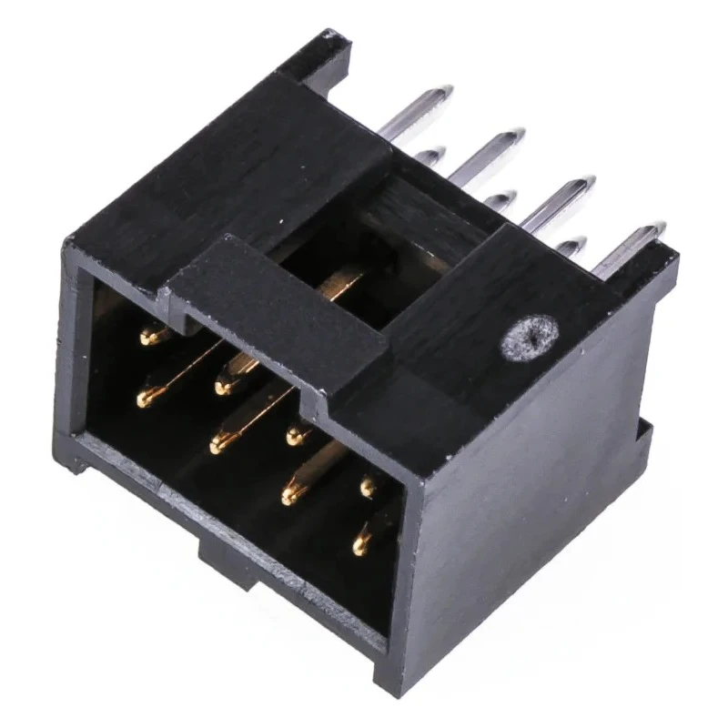 Amphenol Communications Solutions C-Grid III Series PCB Header 8 Contact 2 Row Shrouded 2.54mm Pitch 3A Current 90130-1208