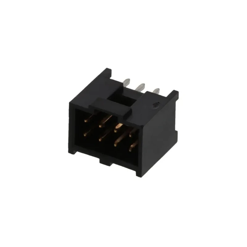 Amphenol Communications Solutions C-Grid III Series PCB Header 8 Contact 2 Row Shrouded 2.54mm Pitch 3A Current 90130-1208