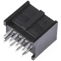 Amphenol Communications Solutions C-Grid III Series PCB Header 8 Contact 2 Row Shrouded 2.54mm Pitch 3A Current 90130-1208