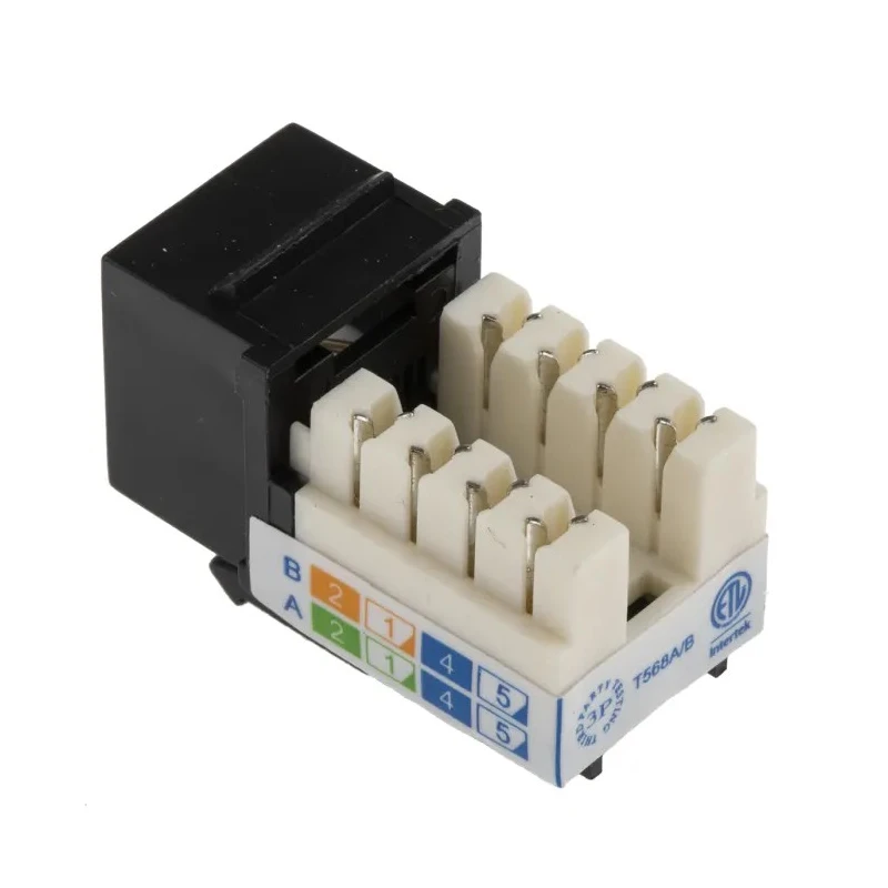 RS PRO RJ45 Connector Female Panel Mount Cat5e Straight RJ45