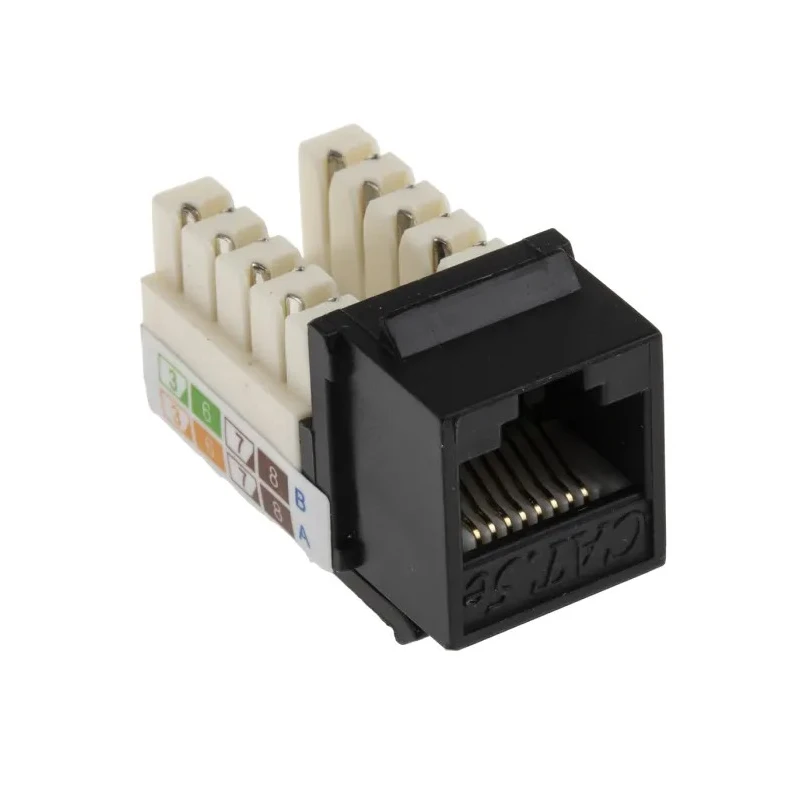 RS PRO RJ45 Connector Female Panel Mount Cat5e Straight RJ45