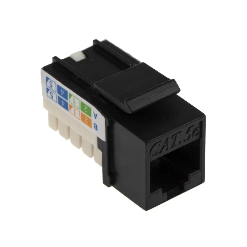 RS PRO RJ45 Connector Female Panel Mount Cat5e Straight RJ45