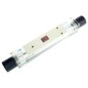 Key Instruments Series Variable Area Flow Meter for Liquid, 1L/min Minimum, 19L/min Maximum, Acrylic Housing, 1 in FR5000