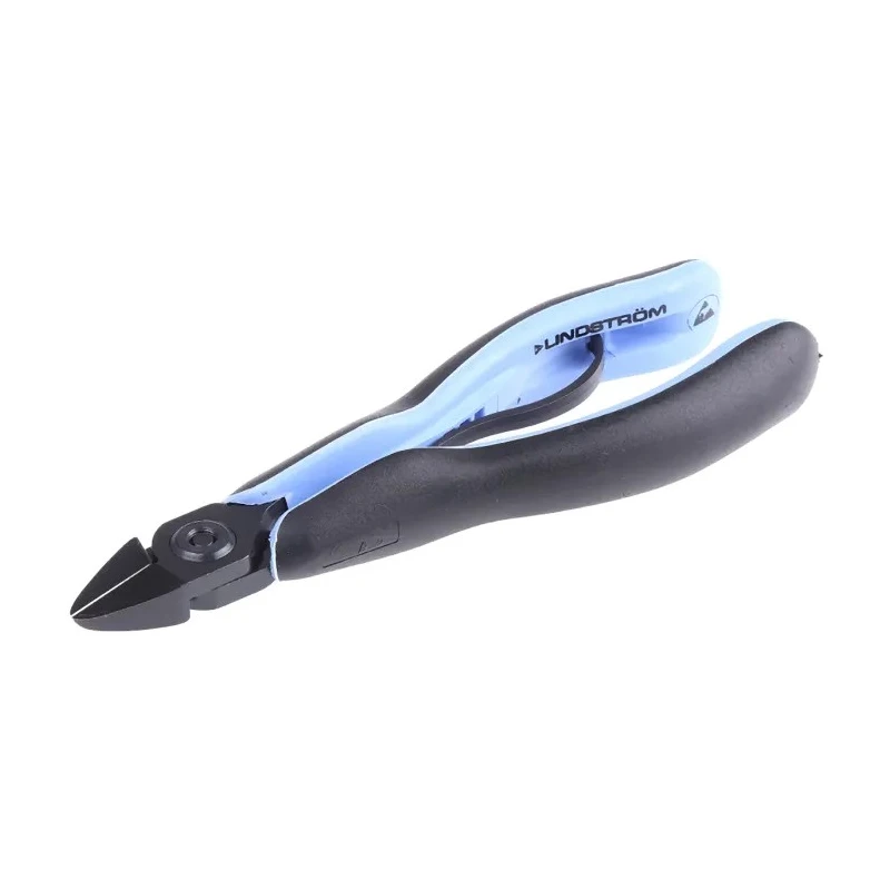 Lindstrom Flush ESD Safe Cable Cutter, 10mm Jaw Width, 147mm Overall Length, High Performance Steel Alloy RX 8161