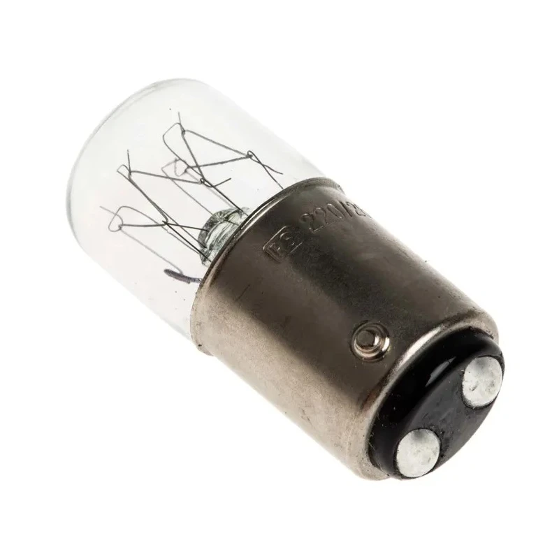 RS PRO BA15D Indicator Light Clear BA15D Base 220-260 V 10 W 38 mA 3000 h Lifespan