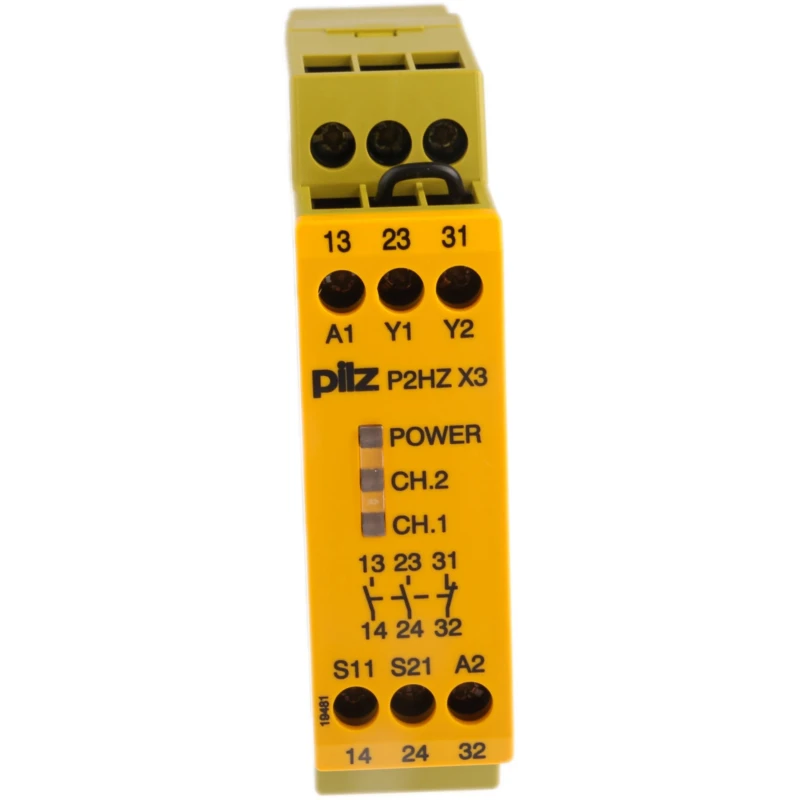 Pilz 24V DC Safety Relay 2 Safety Contacts, 1 Auxiliary Contact, DIN Rail Mount, Power Consumption 2.5W P2HZ X3