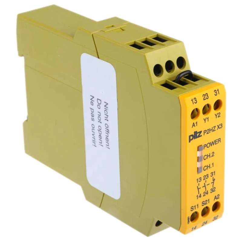 Pilz 24V DC Safety Relay 2 Safety Contacts, 1 Auxiliary Contact, DIN Rail Mount, Power Consumption 2.5W P2HZ X3