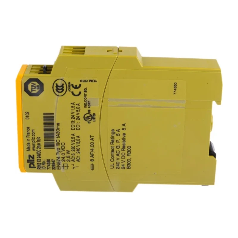Pilz 24V DC Safety Relay 2 Safety Contacts, 1 Auxiliary Contact, DIN Rail Mount, Power Consumption 2.5W P2HZ X3