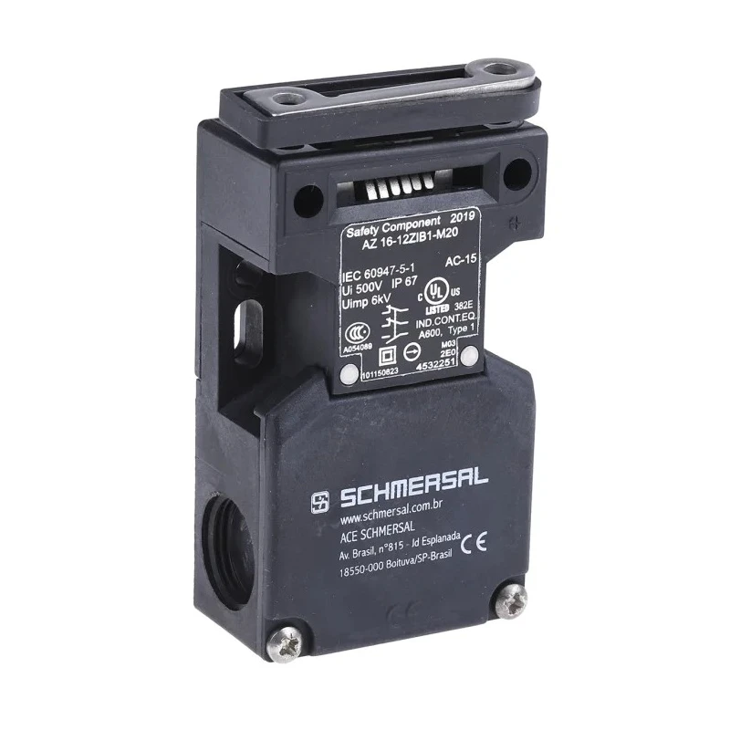 Schmersal AZ16 Safety Interlock Switch Keyed, Fibreglass Reinforced Thermoplastic Housing, IP67, 230V AC, 24V DC 