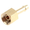 RS PRO Brass Hose Connector 6.35 mm ID BSP 1/4 in Female Thread United Kingdom 362-6914
