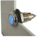 Marl Panel Mount LED Indicator Blue, 12.7 mm Mount Hole, Solder Tab Termination, IP67, 12-28V DC 531-930-63