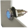 Marl Panel Mount LED Indicator Blue, 12.7 mm Mount Hole, Solder Tab Termination, IP67, 12-28V DC 531-930-63