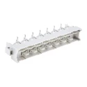 HARTING DIN 41612 Connector 15 Way 10.16 mm Pitch, Type H15, Solder Termination, 2 Row Male Right Angle 09061152911