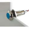 Marl Panel Mount LED Indicator Blue, 8.1 mm Mount Hole, Solder Tab Termination, IP67 Rated, 12-28V DC, 270mcd 537-930-63