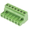 TE Connectivity Buchanan Series Pluggable Terminal Block 7-Contact 5.08 mm Pitch 1 Row 300V AC 15A Nylon Housing 796634-7