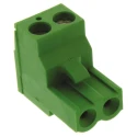 TE Connectivity Buchanan Series Pluggable Terminal Block 2-Contact, 5.08 mm Pitch, Right Angle, 300V AC, 15A 796634-2