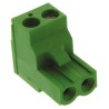 TE Connectivity Buchanan Series Pluggable Terminal Block 2-Contact, 5.08 mm Pitch, Right Angle, 300V AC, 15A 796634-2