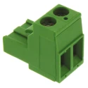 TE Connectivity Buchanan Series Pluggable Terminal Block 2-Contact, 5.08 mm Pitch, Right Angle, 300V AC, 15A 796634-2